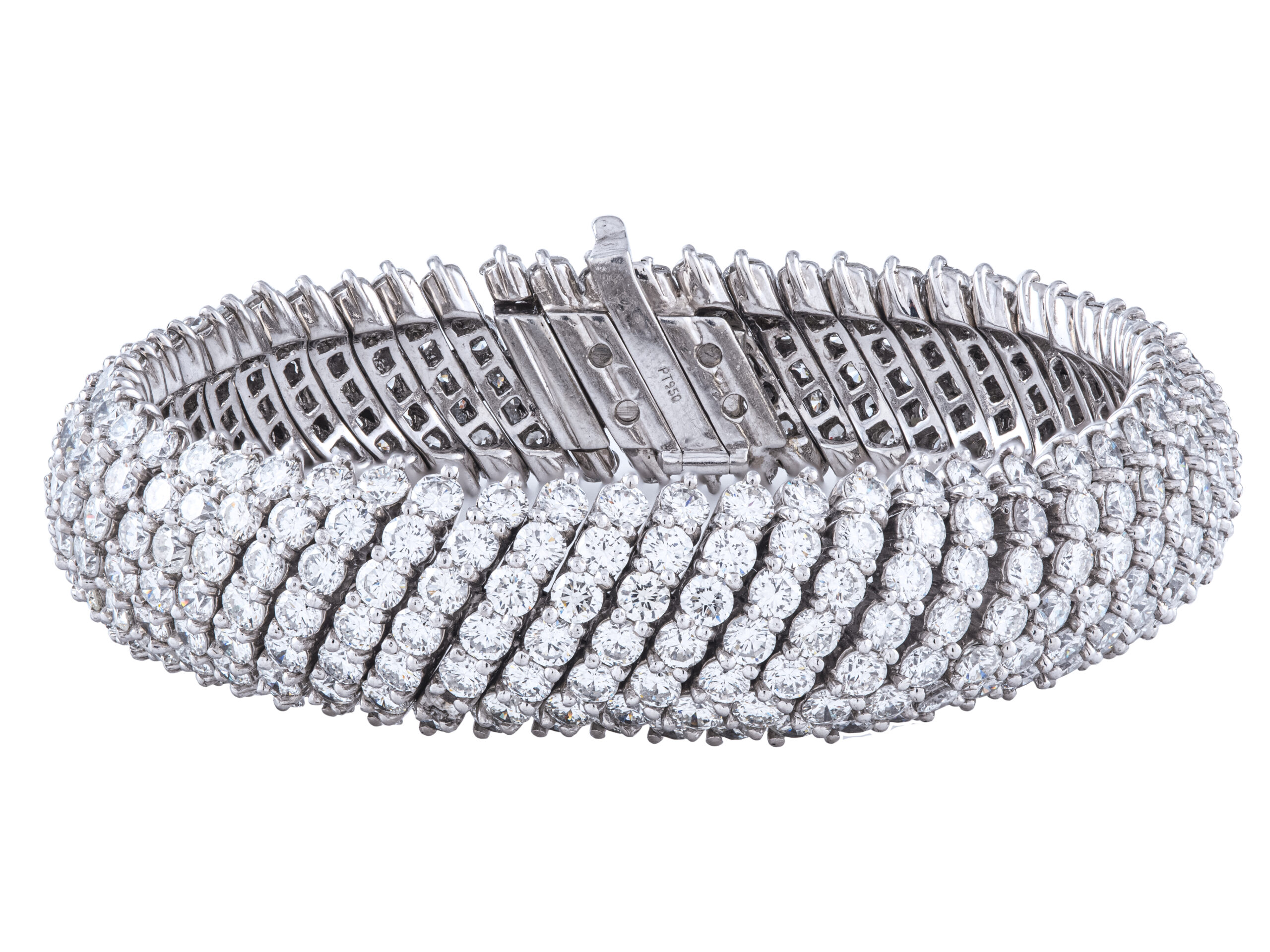 Luxurious diamond bracelet with intricate design